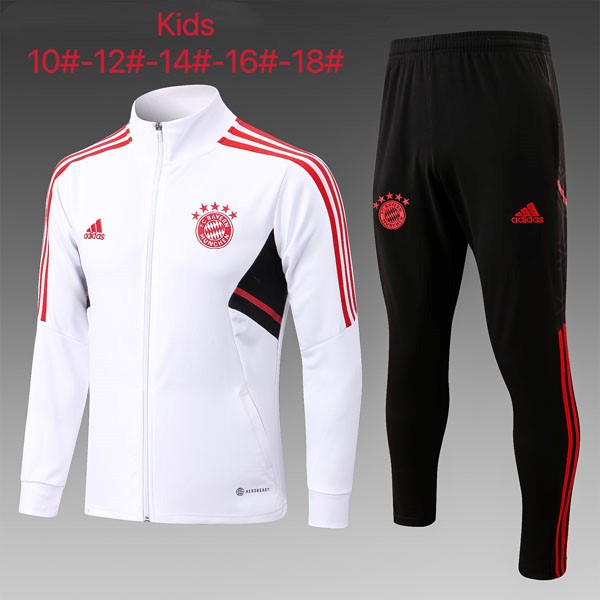 Niños Chandal Bayern Munich 2023 Blanco Negro